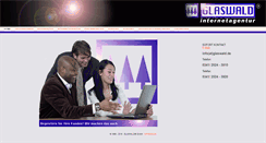 Desktop Screenshot of glaswald.de